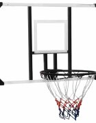 vidaXL Basketbalová doska priehľadná 106x69x3 cm polykarbonát