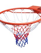 vidaXL Basketbalový kôš obruč so sieťou oranžová 45 cm