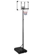 vidaXL Basketbalový stojan priehľadný 280-350 cm polykarbonát