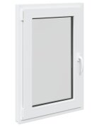vidaXL Biele vnútorné farby okna v suteréne RISOR 60 x 80 cm