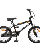vidaXL BMX Bicykel 16 Palcov pre deti vo veku 5-8 rokov Čierna