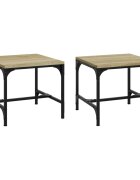 vidaXL Bočné stolíky 2 ks dub sonoma 40x40x35 spracované drevo