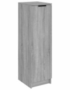 vidaXL Botník sivý dub sonoma 30x35x100 cm spracované drevo