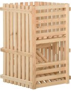 vidaXL Box na zemiaky 50x50x80 cm masívne borovicové drevo