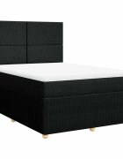 vidaXL Boxspring posteľ s matracom čierny 140x190 cm látka