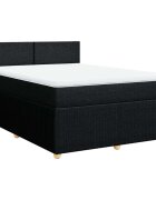 vidaXL Boxspring posteľ s matracom čierny 140x190 cm látka