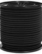 vidaXL Bungee šnúry 40 mm Čierna PP a guma