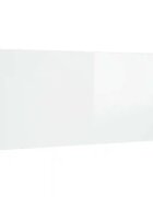 vidaXL Čelo postele lesklé biele 200x15x80 cm spracované drevo