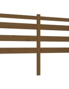vidaXL Čelo postele medovo-hnedé 126x4x100 cm masívna borovica