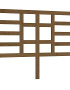 vidaXL Čelo postele medovo-hnedé 126x4x104 cm masívna borovica