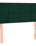 vidaXL Čelo postele tmavozelené 100x5x78/88 cm zamat