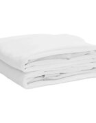 vidaXL Chránič matraca biela 100x200 cm vodeodolné