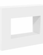 vidaXL Console Table Biela 101 x 29 x 74 cm Kompozitné drevo