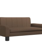 vidaXL Detská pohovka hnedá 70x45x30 cm látka