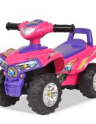 vidaXL Detská štvorkolka ATV so zvukom a svetlom ružovo-fialová