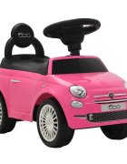 vidaXL Detské autíčko Fiat 500 ružové