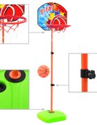 vidaXL Detský basketbalový kôš s loptou