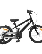 vidaXL Detský bicykel 16 Palcov pre deti vo veku 4-6 rokov Čierna