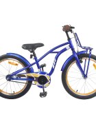 vidaXL Detský bicykel 22 Palcov pre deti vo veku 7-12 rokov Tmavomodrá