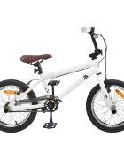 vidaXL Detský BMX bicykel 16 Palcov pre deti vo veku 5-8 rokov Biela