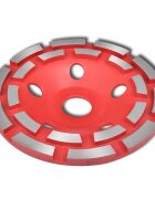 vidaXL Diamantový brúsny kotúč na betón dvojradový 180 mm