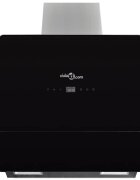 vidaXL Digestor tvrdené sklo čierna 600 mm