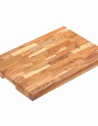 vidaXL Doska na krájanie 50x35x4 cm masívne akáciové drevo