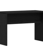 vidaXL Dressing stolička Čierny dub 70 x 35 x 45 cm Kompozitné drevo