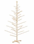 vidaXL Drevený vianočný stromček KOTKA 210 cm