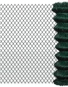 vidaXL Drôtené pletivo oceľ 15x25 m zelené
