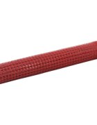 vidaXL Drôtené pletivo oceľ potiahnutá PVC 10x1 m červené