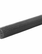 vidaXL Drôtené pletivo oceľ potiahnutá PVC 10x1 m sivé