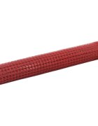 vidaXL Drôtené pletivo oceľ potiahnutá PVC 25x1 m červené