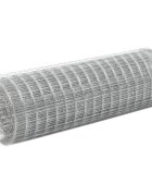 vidaXL Drôtené pletivo pozinkovaná oceľ 10x05 m strieborné