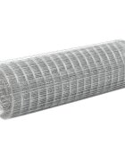 vidaXL Drôtené pletivo pozinkovaná oceľ 25x05 m strieborné