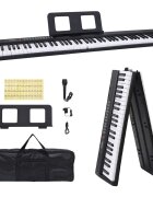 vidaXL Elektrická klavírna klávesnica 88 Keys so stojanom na hudbu