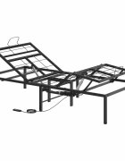 vidaXL Elektrický nastaviteľný rám postele Čierna 200 x 80 x 335 cm