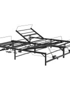 vidaXL Elektrický nastaviteľný rám postele Čierna 90 x 213 cm Oceľ