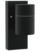 vidaXL Exteriérové nástenné svietidlo Čierna 65 x 105 x 16 cm