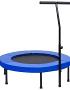 vidaXL Fitness trampolína s rukoväťou a bezpečnostnou podložkou 102 cm
