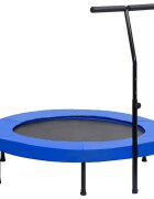 vidaXL Fitness trampolína s rukoväťou a bezpečnostnou podložkou 122 cm
