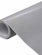 vidaXL Fólia na automobily 2 ks 4D strieborná 100x150 cm