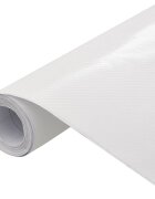 vidaXL Fólia na automobily 4D biela 100x150 cm