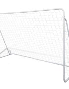 vidaXL Futbalová bránka so sieťou oceľ 240x90x150 cm vysokokvalitná