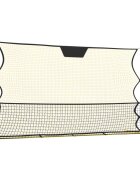 vidaXL Futbalová odrazová sieť čierno-žltá 183x85x120 cm polyester