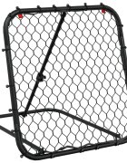 vidaXL Futbalové odrážadlo nastaviteľné čierne 84x73x60-80 cm oceľ