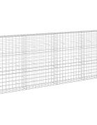 vidaXL Gabión s drôtom 35 mm a sieťou 10x10 cm 400x30x150 cm