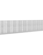 vidaXL Gabión s drôtom 35 mm a sieťou 5x25 cm 1000x100x200 cm