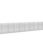 vidaXL Gabión s drôtom 35 mm a sieťou 5x25 cm 1050x30x150 cm