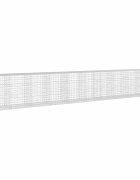vidaXL Gabión s drôtom 5 mm a sieťou 10x10 cm 1000x100x150 cm